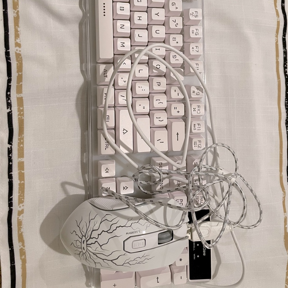 Magegee gaming keyboard and mouse.
